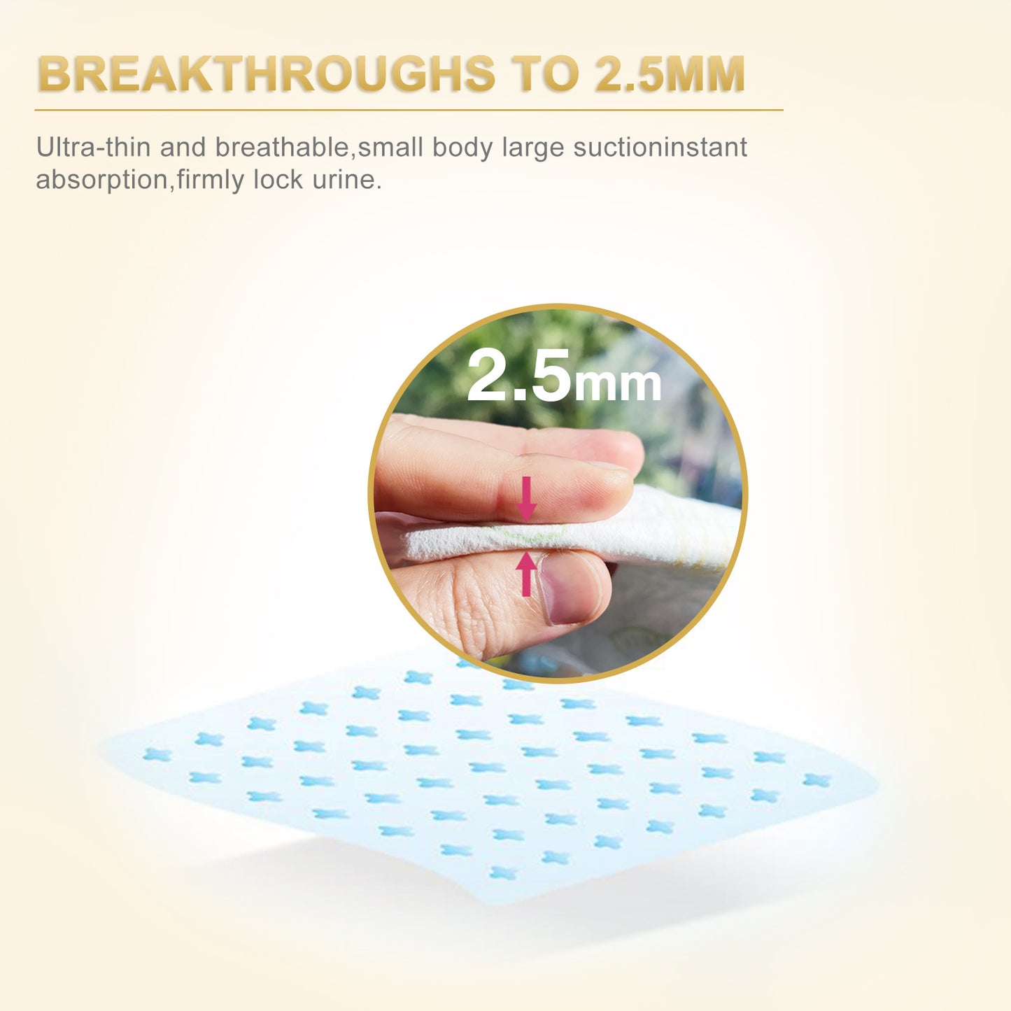 Lampin Bayi Tape Unihope Natural Pro - NB hingga XL