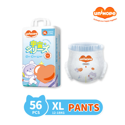 Unihope Universe Baby Diapers Pants & Tape Ultra Thin Skin Friendly - Newborn/S/M/L/XL/2XL/3XL/4XL/5