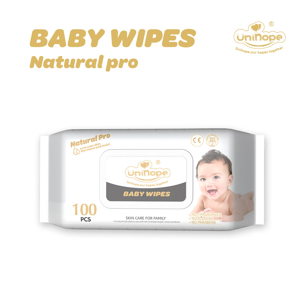 Tisu Basah Bayi Unihope Natural Pro - 300 pcs