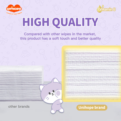 Tisu Basah Bayi Unihope Fragrance Vitamin E - 240 pcs