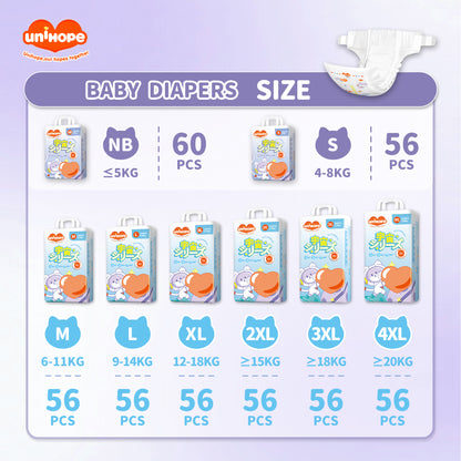 Lampin Bayi Unihope Universe Seluar & Tape - NB hingga 5XL