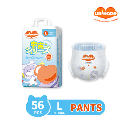 Unihope Universe Baby Diapers Pants & Tape Ultra Thin Skin Friendly - Newborn/S/M/L/XL/2XL/3XL/4XL/5