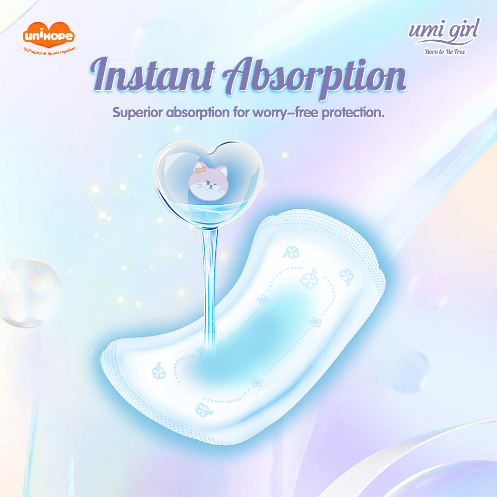 Panty Liner Unihope Umi Girl 155mm - 30 pcs