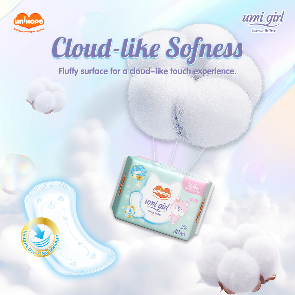 Panty Liner Unihope Umi Girl 155mm - 30 pcs