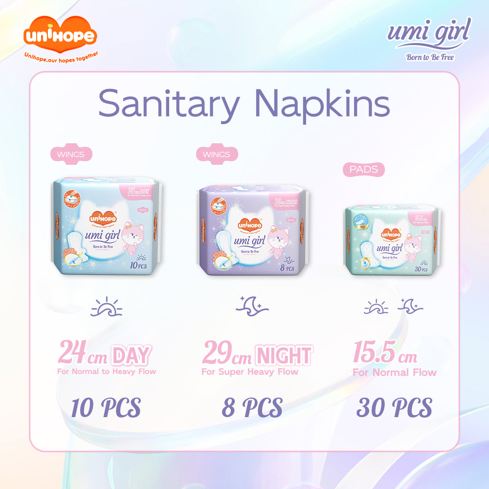 Pad Wanita Unihope Umi Girl 240mm - 10 pcs